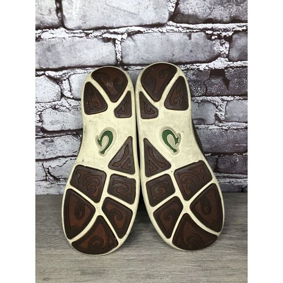 Olukai Nohea Mesh Mustang Lime Textile Slip On Casual Sneakers Men Sz 8M US/41EU - Picture 10 of 16